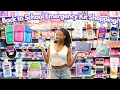 Back to School Emergency Kit Shopping