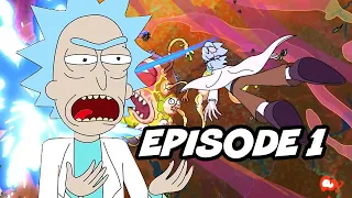 rick and morty season 4 episode 1 opening scene easter eggs breakdown
