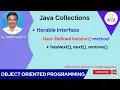 72 Iterable interface - User Defined iterator method