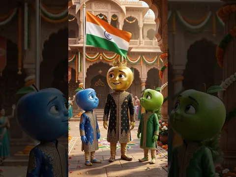 तिरंगे की शान के लिए दोनों भाइयों ने दिखाई बहादुरी 🇮🇳❤️ | देशभक्ति की कहानी #shorts