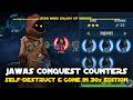 Counter Jawas in Conquest with Self-destruct Gone in 30s Data Disk Set SWGOH