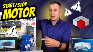 Motor in Ladder Logic and Structured Text Codesys tutorial