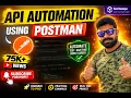 How to do API automation using POSTMAN Software Testing tutorials Postman API for beginner