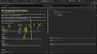 Leetcode easy problem 2697 Lexicographically Smallest Palindrome devops python practice