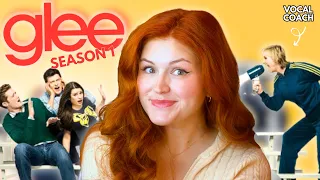GLEE SEASON 1 (Part 2) | Vocal Coach Reacts