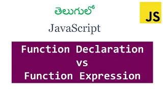 function declaration vs function expression in javscript functions in javscript hoisting