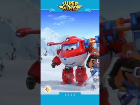 Superwings | Shorts | Off to School on Skis! #superwings