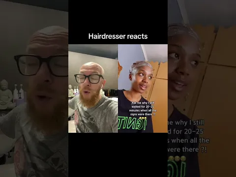 Hairdresser reacts to a relaxer Fail