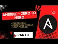 Zero to Hero Ansible for Beginners What is ansible module cron file apt Part 3