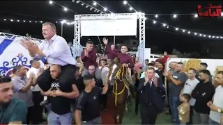 من اجمل الاستقبلات الموسم لعالم 2023 النجم ابراهيم عاشور مهرجان العريس محمد الشرحه تسجيلات الباشا 