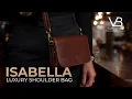 Isabella Women s Full Grain Leather Shoulder Bag Luxury Handbag by Von Baer Overview