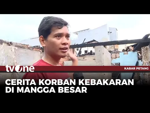 Pilu Warga Korban Kebakaran di Mangga Besar