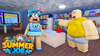 Nyári MUNKÁT vállaltam, NEM LETT JÓ VÉGE.... - Summer Job Story - Roblox