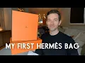My FIRST Hermes Bag Unboxing styling the Hac a Dos PM plus a pair of summer sandals