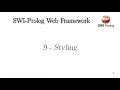 Prolog Web Framework - Episode 9
