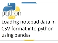 python tutorial importing csv data using pandas
