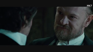 مشهد القتال العبقري بين شيرلوك هولمز وبروفيسور مورياتي مترجم 