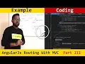 Angular js routing example coding convert asp net c routing to angular Part 3 coding ka kida