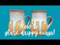 GLAZING POTTERY MADE EASY-HOW TO GET THOSE DRIPS
