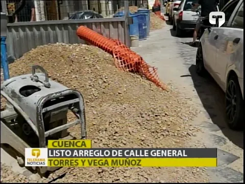 Listo arreglo de calle General Torres y Vega Muñoz
