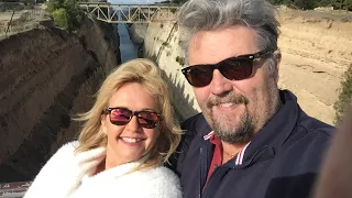 We’re at the Corinth Canal – Carl and Jenny Sailing