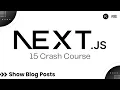 Next JS 15 Crash Course for Beginners 17 Show Blog Posts