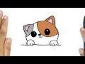 Lagu Cara Menggambar Kucing Lucu / How to Draw a Cute Cat