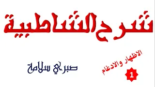 الدرس 42 من شرح الشاطبية باب الاظهار والادغام 1 د صبري سلامة 