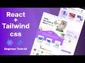 React Tailwind css Beginner Tutorial Build Complete Portfolio Website Part 1