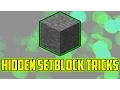 Cool Setblock Tips and Tricks - Minecraft Command Block Tutorial 1 11 1 10 1 9