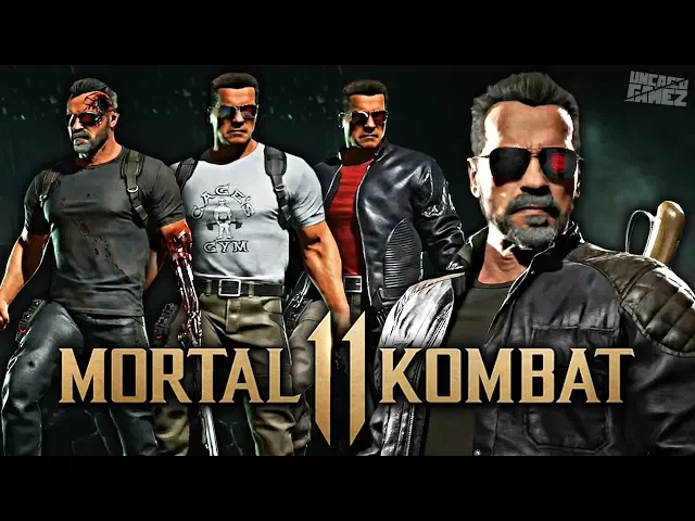 Mortal Kombat 11 - ALL Terminator Skins, Intros &amp; Victory Poses!!