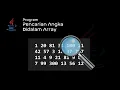 Mencari Angka didalam Array Java