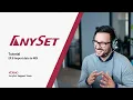 ENG AnySet Tutorial Ep 8 I Import data to NDI