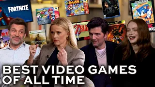 20 movie stars from adam scott to sadie sink on their favorite video game of all time