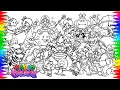 The SUPER MARIO GALAXY Movie Coloring Pages Satisfying Coloring Characters from Super Mario