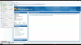 Creating a Web Browser Using Microsoft Visual Studio 2008