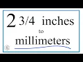 Convert 2 Inches to Millimeters