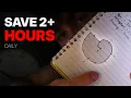 This Daily Planner Will Save You 2 Hours Every Day in 2026