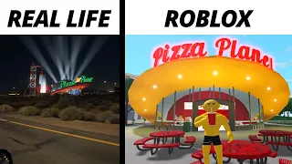 Pizza Planet Real Life vs Roblox