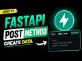 FastAPI POST Method Tutorial Build Your First Api Beginner Friendly