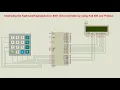 Interfacing the 4x4 to 8051 microcontroller by using Keil IDE and Proteus