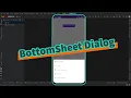 Android Studio Bottom Sheet Dialog