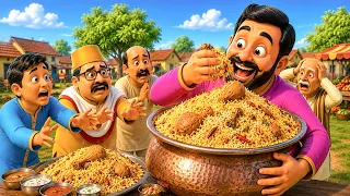 लालची बिरयानी वाला | Greedy Biryani Seller | लालच का नतीजा | Hindi Moral Stories | MaaMaa TV