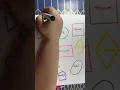 Watch how I make a fun and simple shape-matching activity for my kindergartener