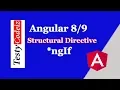 angular 8 tutorial in hindi Structural Directive in angular application ngIf in angular 9