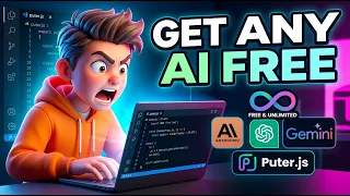 Free Unlimited AI API Without API Keys Claude GPT Gemini 500 Models Puter js Guide
