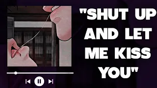 enemy pins you down and kisses you hard neck bites and kisses bf asmr enemies to lovers