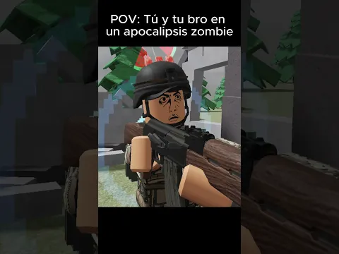 Los zombies no se esperaban eso 💀 #shorts #roblox