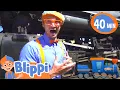 Download Lagu Blippi Explores a Steam Train | Blippi Full Episodes | Train Videos For Children | Blippi Toys