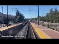 Caltrain Cab Ride Northbound